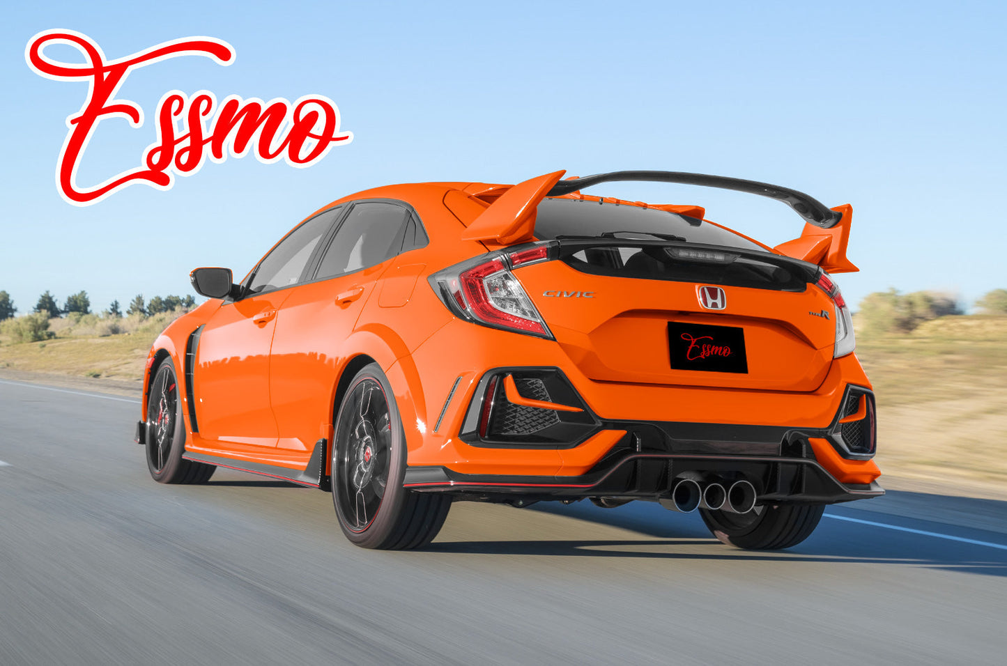PET Super Gloss Lava Orange Vinyl Wrap